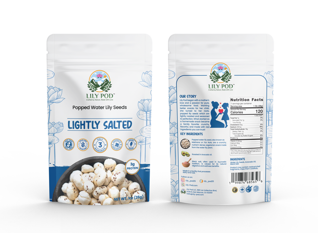 Lightly Salted - Popped Water Lily Seeds
