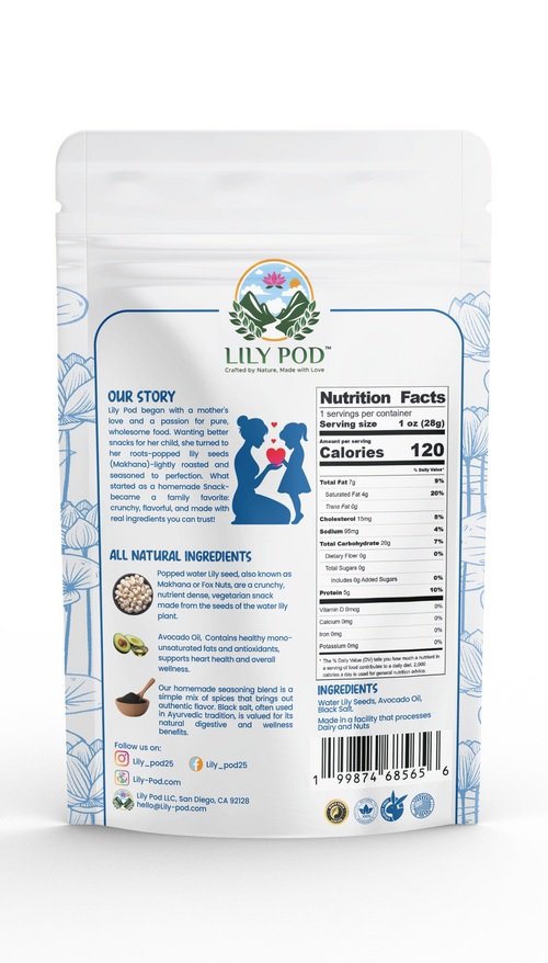 Lightly Salted Popped Water Lily Seeds