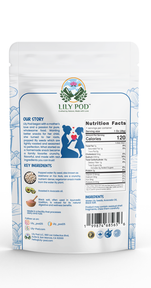 Lightly Salted - Popped Water Lily Seeds